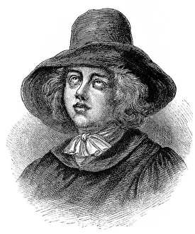Portrait of George Fox, 1624 - 1691
