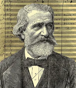 Portrait of Giuseppe Fortunino Francesco Verdi