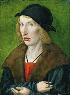 Portrait of Hans Geyger, painting by Wolf Traut (born around 1486 in Nuremberg)