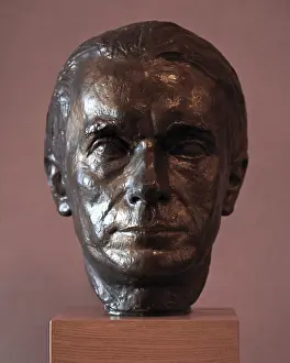 Category Historic EN Prints: Portrait head Rudolf Steiner, 1861-1925 founder of anthroposophy