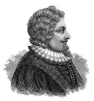 Portrait of Hugo Grotius or Huigh or Hugo de Groot