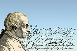 Portrait of Immanuel Kant, 1724 - 1804