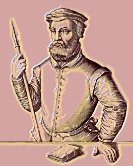Portrait of Jan Matthys, Anabaptist leader of the Muenster Rebellion