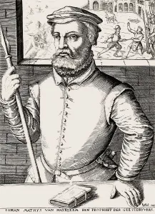 Portrait of Jan Matthys, Anabaptist leader of the Muenster Rebellion