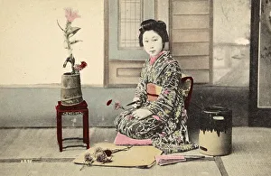 Portrait of a Japanese Young Woman