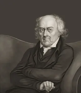 Portrait of John Adams as an old man