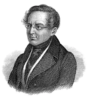 Portrait of Joseph Ritter von Russegger