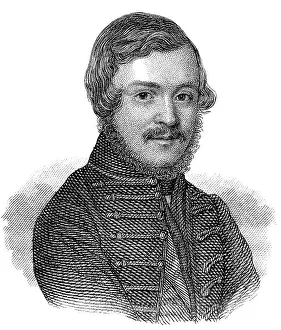 Portrait of Jozsef baron Eoetvoes de Vasarosnameny