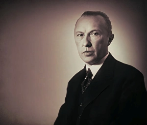 Portrait of Konrad Adenauer as a young man