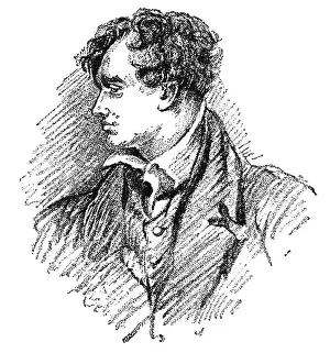 Portrait of Lord Byron - a British peer