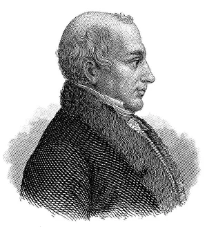 Portrait of Luigi Aloisio Galvani or Aloysius Galvani