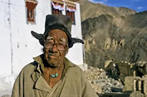 Portrait of a man from the remote Lamayuru Gompa