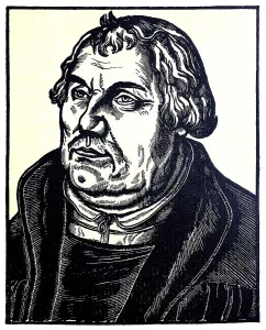 Portrait of Martin Luther after Lucas Cranach