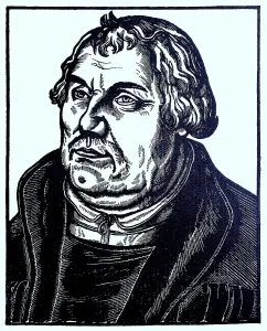 Portrait of Martin Luther after Lucas Cranach