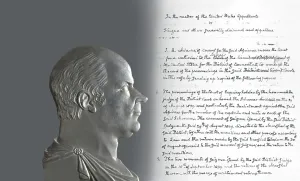 Portrait after a medal of John Quincy Adams