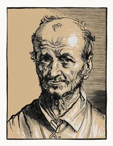 Portrait of an old man, by Jan Lievens