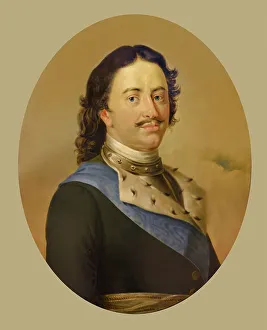 Portrait of Peter the Great, Peter I or Pyotr Alexeyevich Romanov