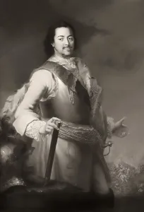Portrait of Peter the Great, Peter I or Pyotr Alexeyevich Romanov