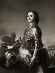 Portrait of Peter the Great, Peter I or Pyotr Alexeyevich Romanov