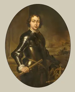 Portrait of Peter the Great, Peter I or Pyotr Alexeyevich Romanov