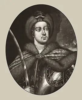 Portrait of Peter the Great, Peter I or Pyotr Alexeyevich Romanov