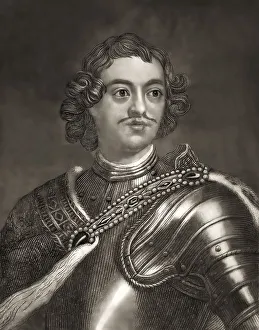 Portrait of Peter the Great, Peter I or Pyotr Alexeyevich Romanov