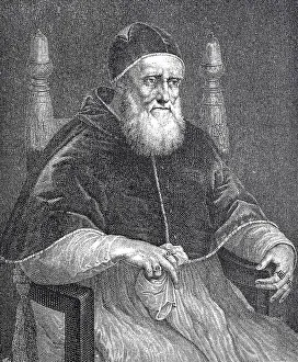 Portrait of Pope Pius II, born Enea Silvio Bartolomeo Piccolomini