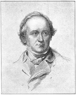 Portrait of Robert Wilhelm Eberhard Bunsen - a German chemist