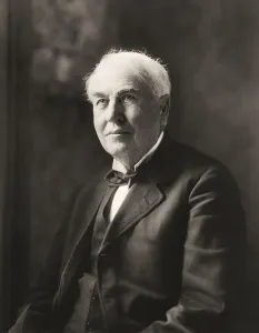Portrait of Thomas Alva Edison