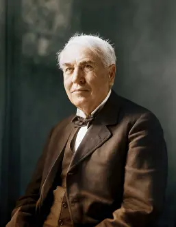 Portrait of Thomas Alva Edison