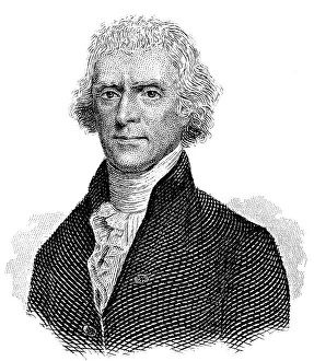 Portrait of Thomas Jefferson, 1743 - 1826