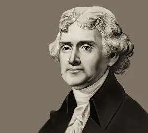 Portrait of Thomas Jefferson, 1743 - 1826