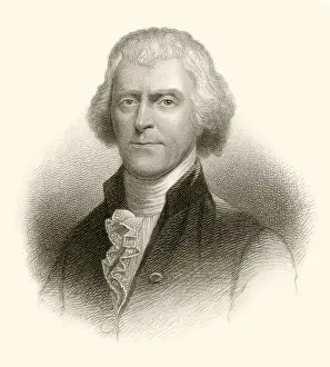 Portrait of Thomas Jefferson, 1743 - 1826