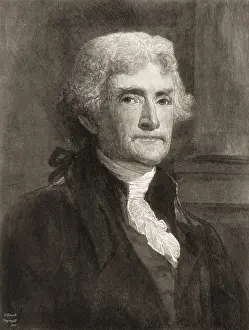 Portrait of Thomas Jefferson, 1743 - 1826