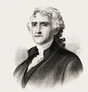 Portrait of Thomas Jefferson, 1743 - 1826