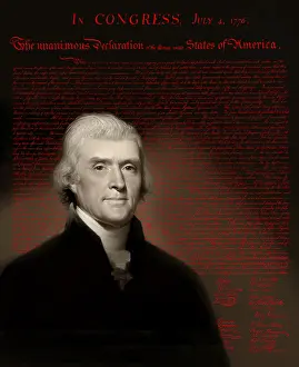 Portrait of Thomas Jefferson, 1743 - 1826