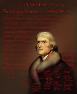 Portrait of Thomas Jefferson, 1743 - 1826