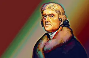 Portrait of Thomas Jefferson, 1743 - 1826