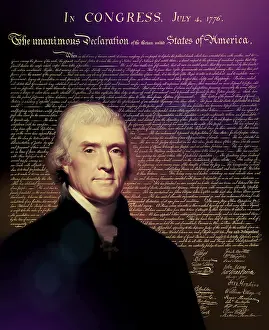 Portrait of Thomas Jefferson, 1743 - 1826
