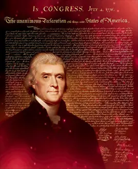 Portrait of Thomas Jefferson, 1743 - 1826