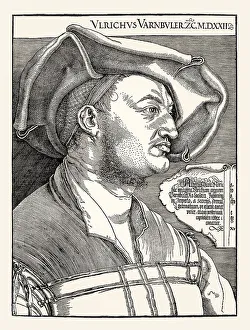 Portrait of Ulrich Varnbueler by Albrecht Duerer