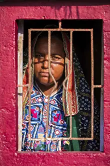 Portrait of a woman from the tribal community
