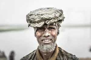 Faces Of The World Prints: Portrait of a Worker, brickyard