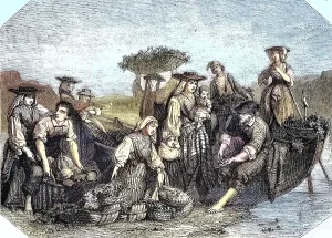 Portugal, Peasants bringing the fruits to market