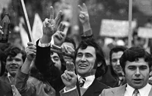 Portuguese in Dortmund and the Ruhr area demonstrated against the military junta in their country on 5 May 1974