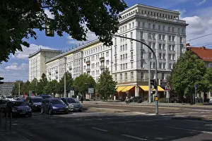 Post-Stalinist architecture in the city centre of Magdeburg