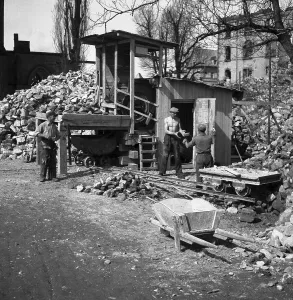 Post-war period, around 1950, Freiburg