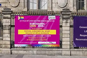Poster, Eurogames, sports event for diversity and LGBTIQ+
