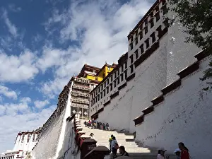 Potala Palace, former palace of the Dalai Llama