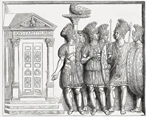 The Praetorians, decor fragment of an arc de triomphe 51-52 AD